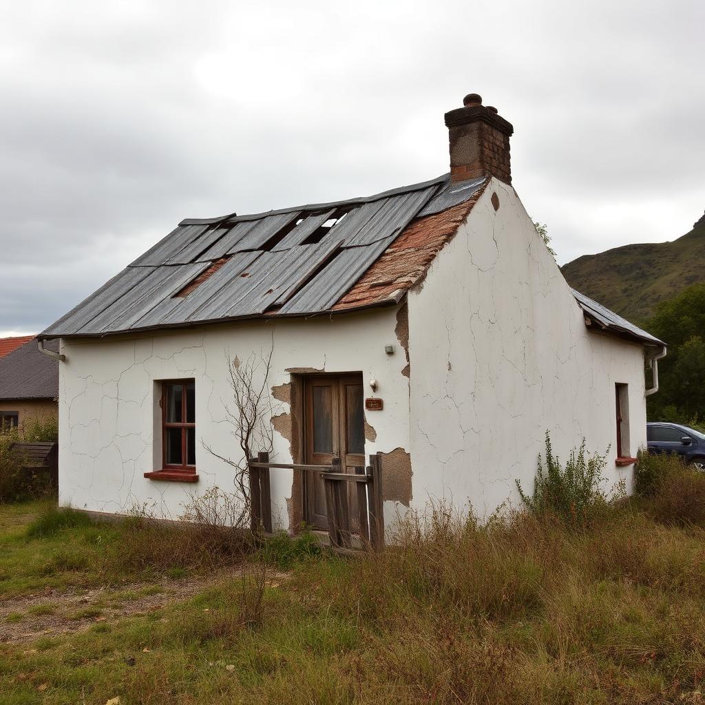 Franschhoek Farmhouse Rebuild — before